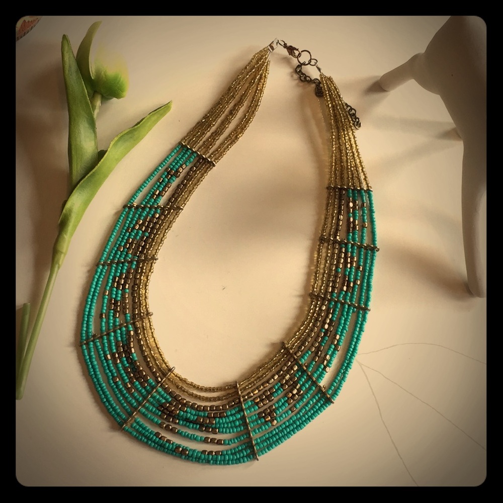 Turquoise Colored Accessory Necklace